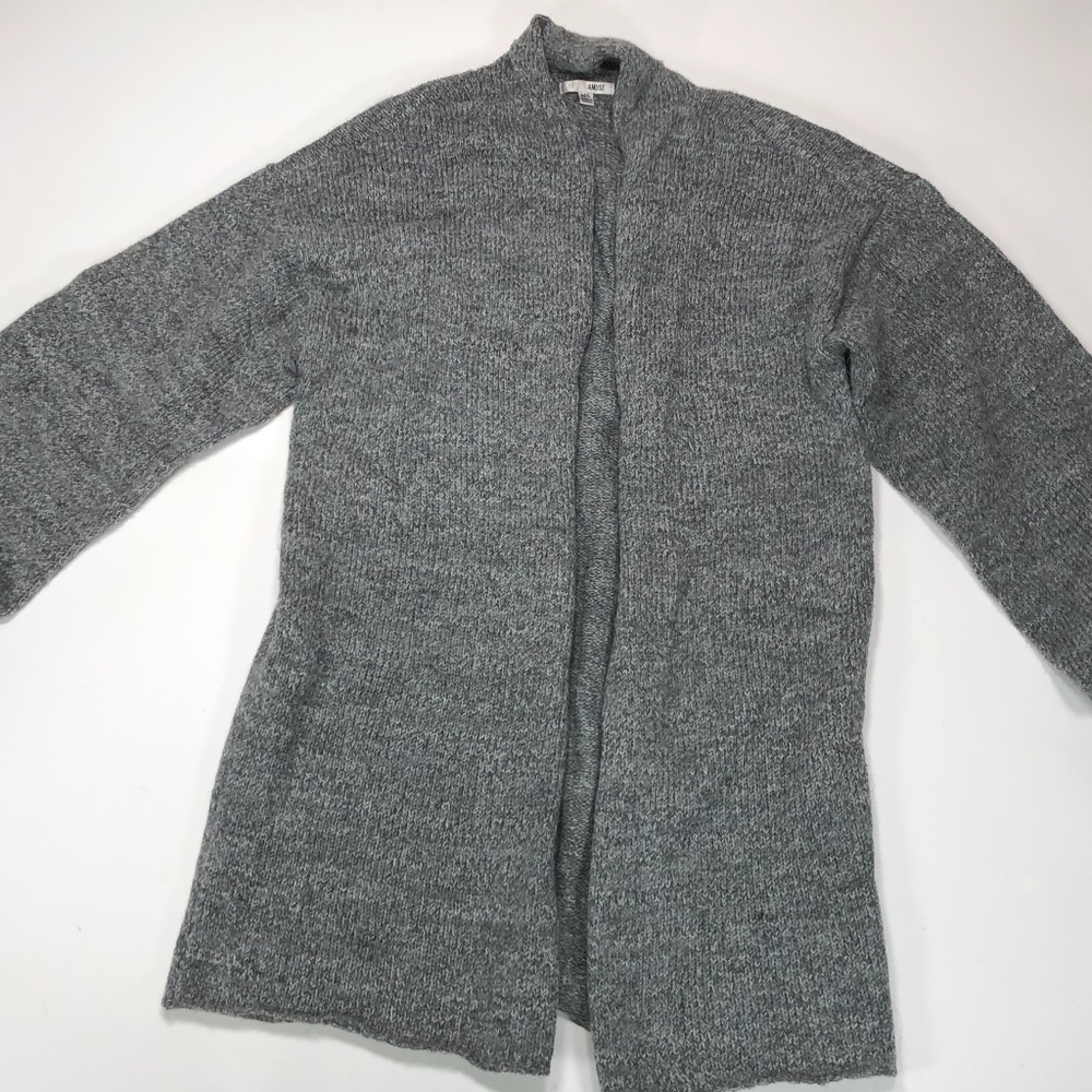 AMUSE SOCIETY women's Gray Sweater 3/4 Sleeves